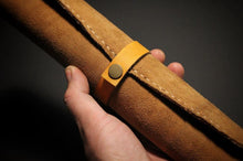 Load image into Gallery viewer, Travel Chess/Checker Board Leather Roll