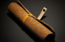 Load image into Gallery viewer, Travel Chess/Checker Board Leather Roll