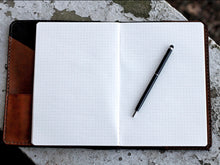 Load image into Gallery viewer, The Executive Notebook - Dark Brown & Tan