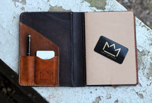 Load image into Gallery viewer, The Executive Notebook - Dark Brown & Tan
