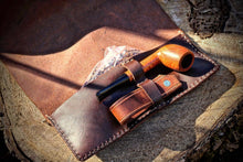 Load image into Gallery viewer, Rustic Leather Tobacco Pouch